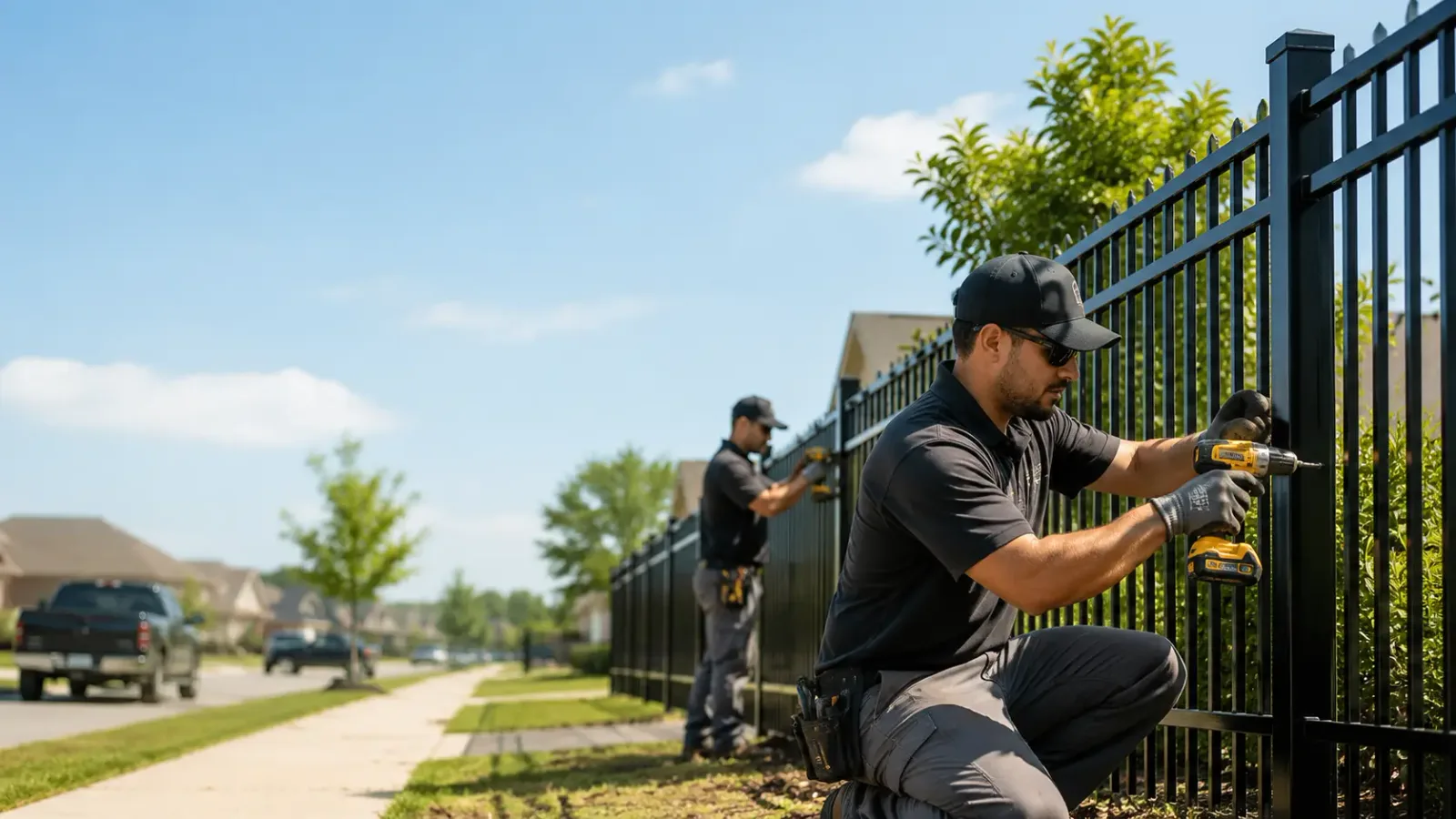 Metal Fence Installation in Sherman, TX